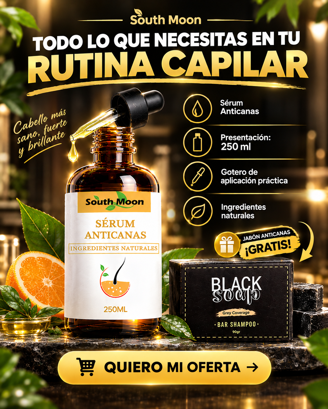 SERUM ANTICANAS | JABON ANTI CANAS