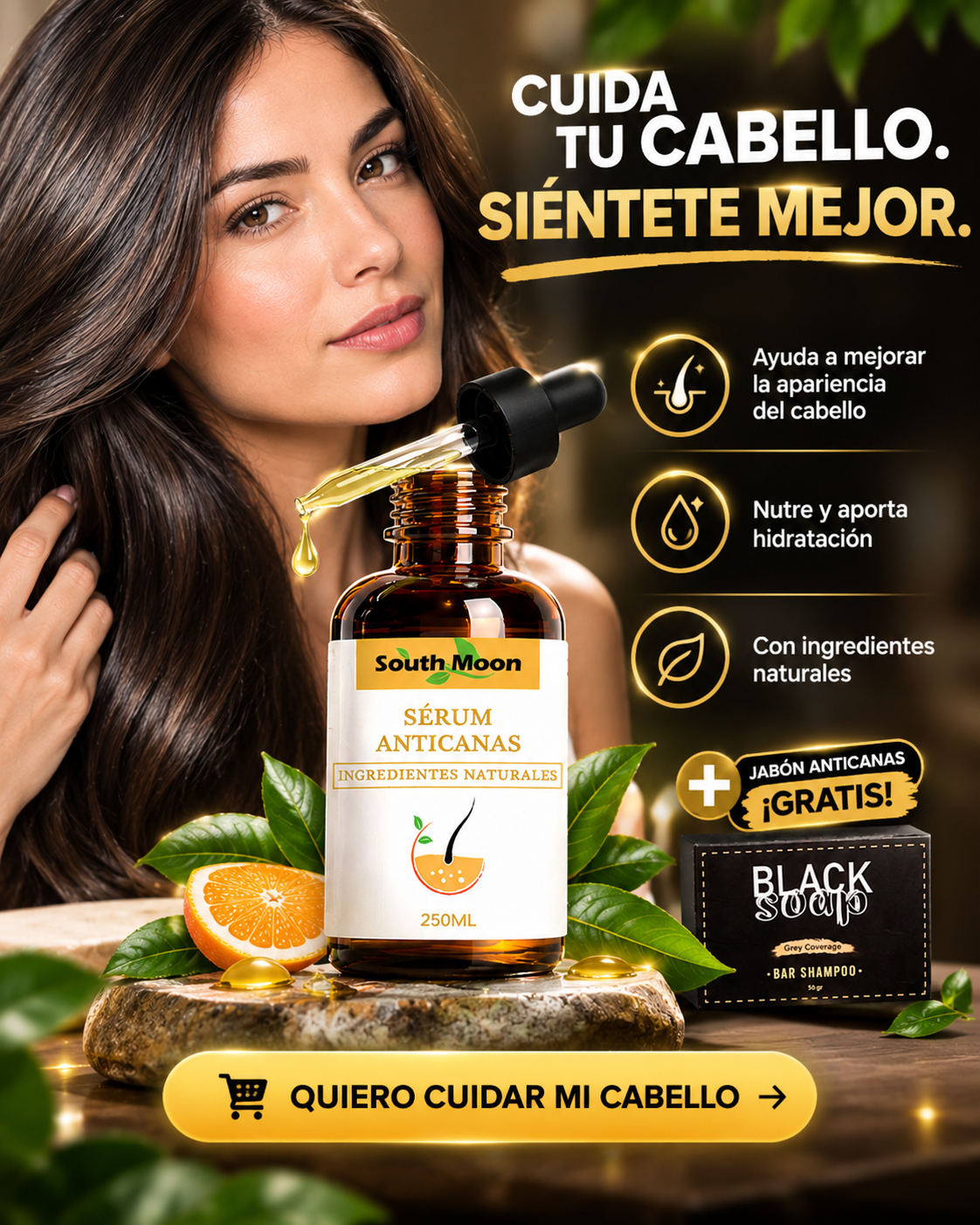 SERUM ANTICANAS | JABON ANTI CANAS