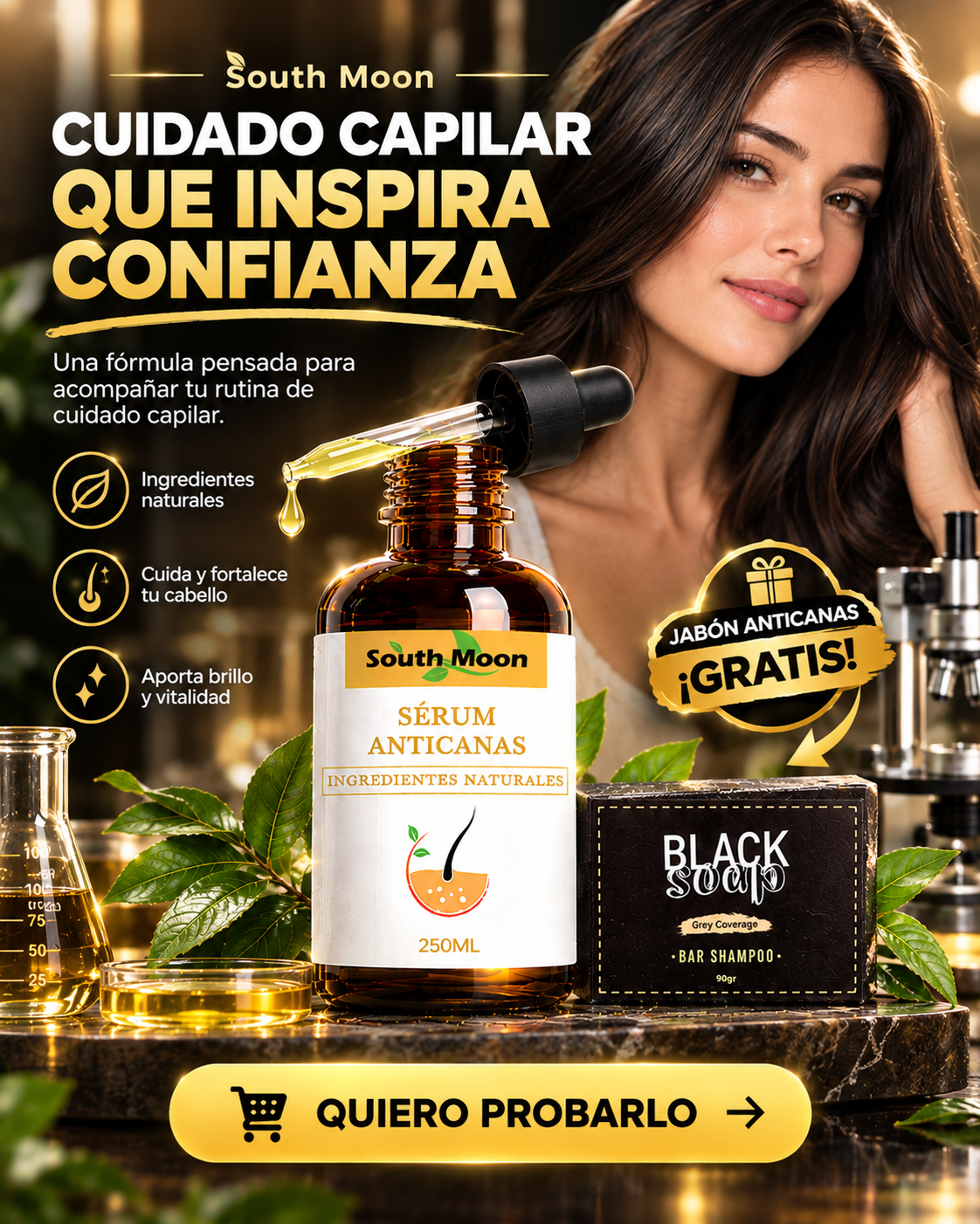 SERUM ANTICANAS | JABON ANTI CANAS