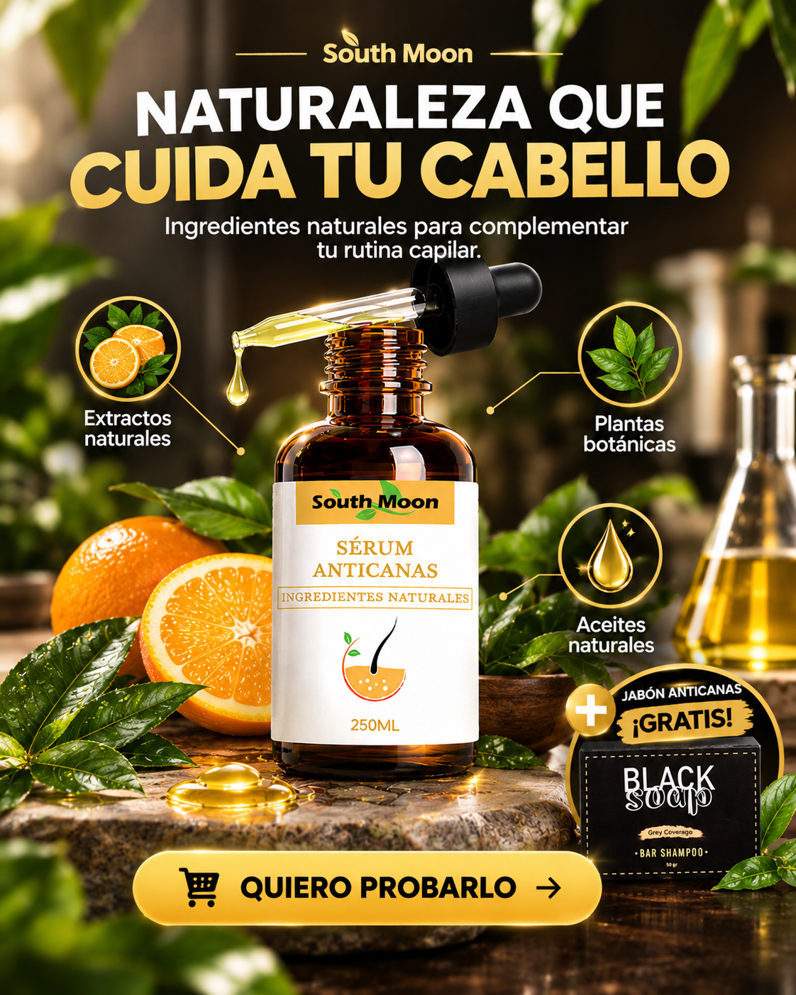 SERUM ANTICANAS | JABON ANTI CANAS